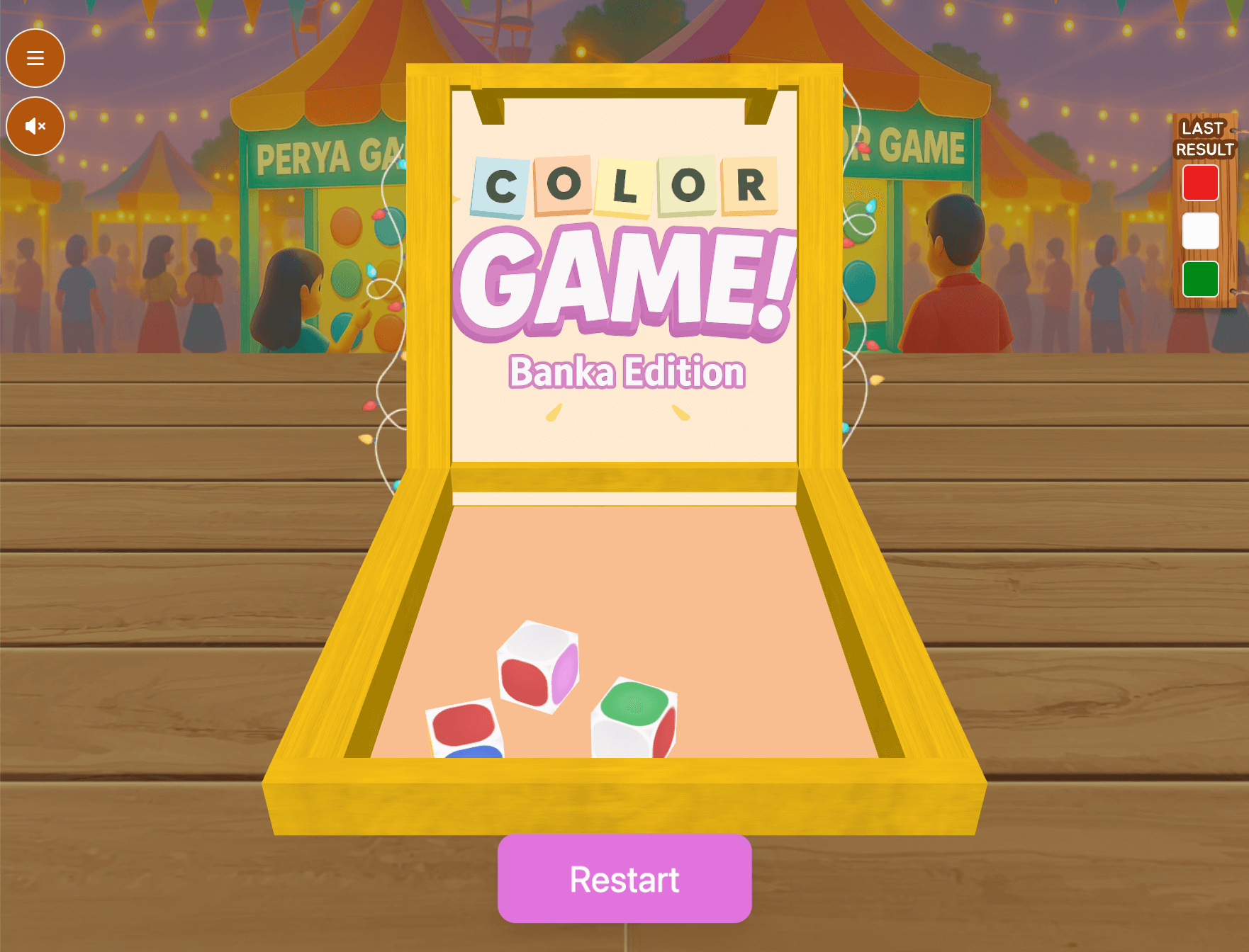Screenshot of Color Game Perya